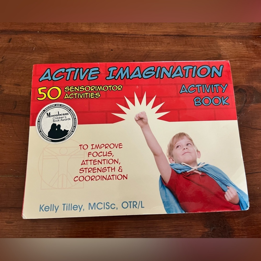 Activity Book for Kids sensory motor written by an OT